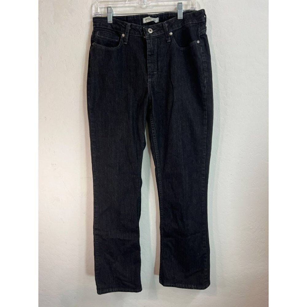 Lee Riders Bootcut Black Jean Sz 8 with Stretch High Waist High Rise